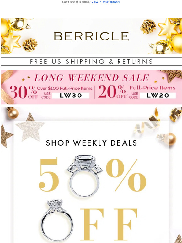 Save Big With Our 50% OFF Weekly Deals! 😍