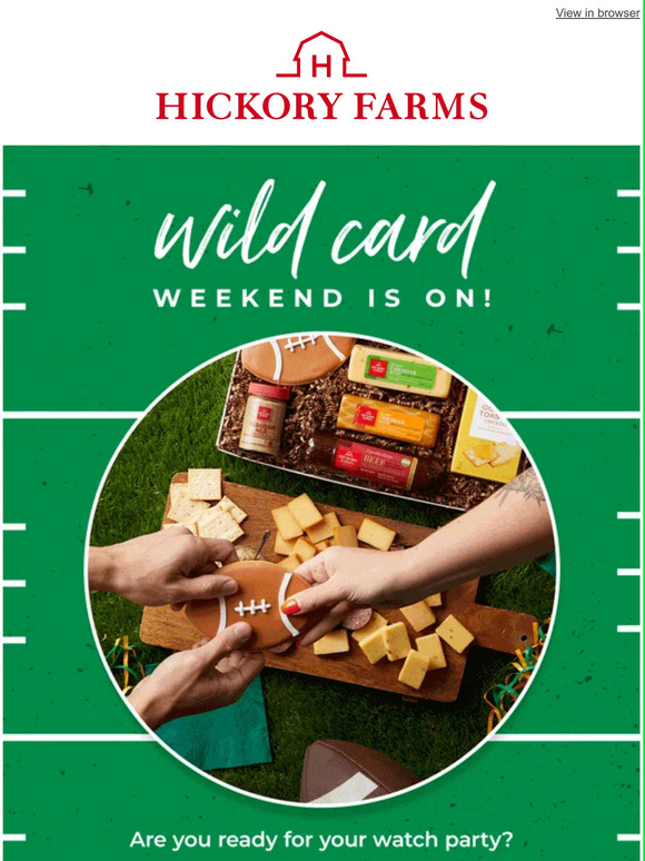 Hickory Farms Winner, winner, gift giver! Milled