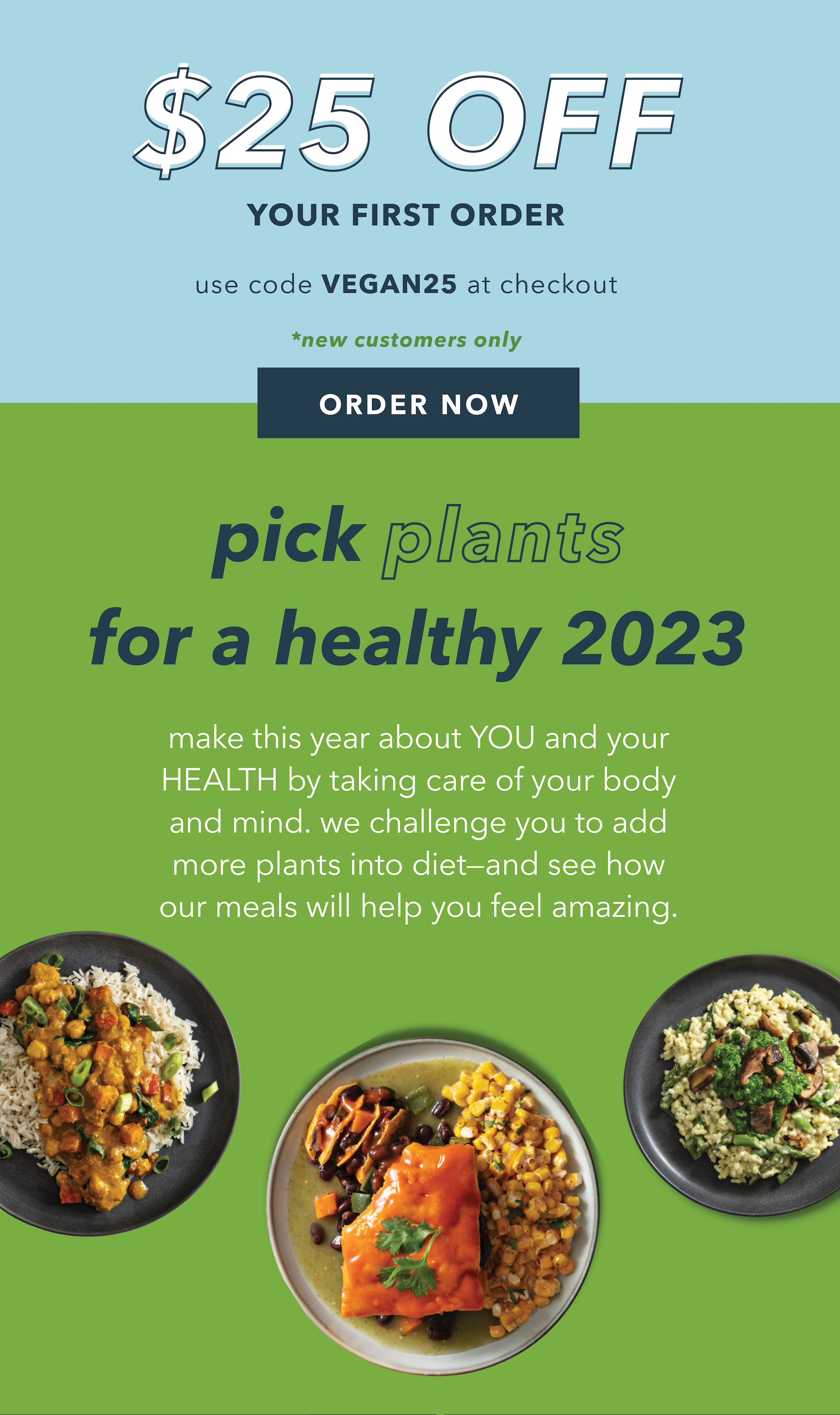 $25 off your first order