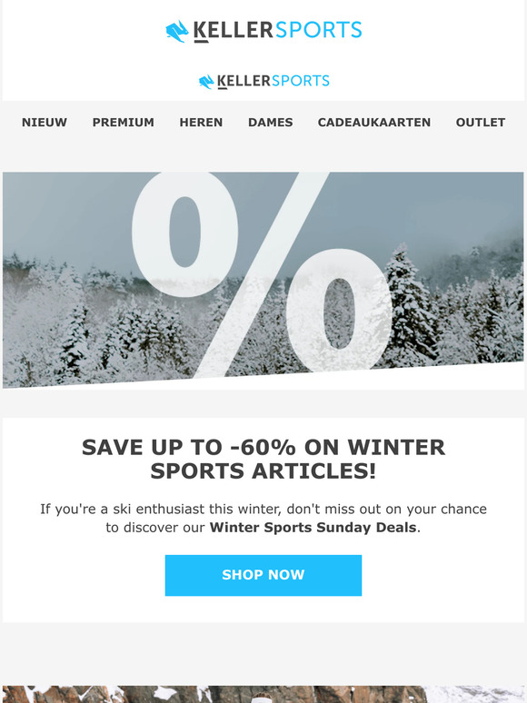Save -60% with our Sunday Deals