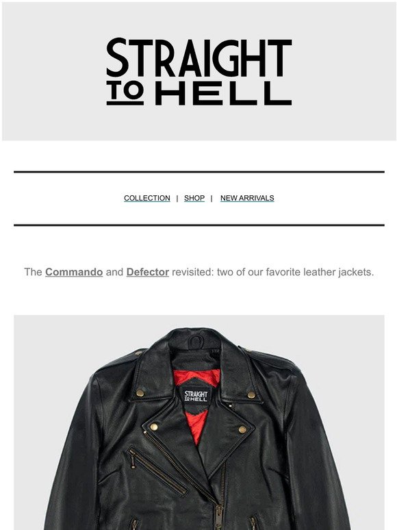 Straight To Hell Straight to Hell Leather Jacket. Long. Defector | Grailed