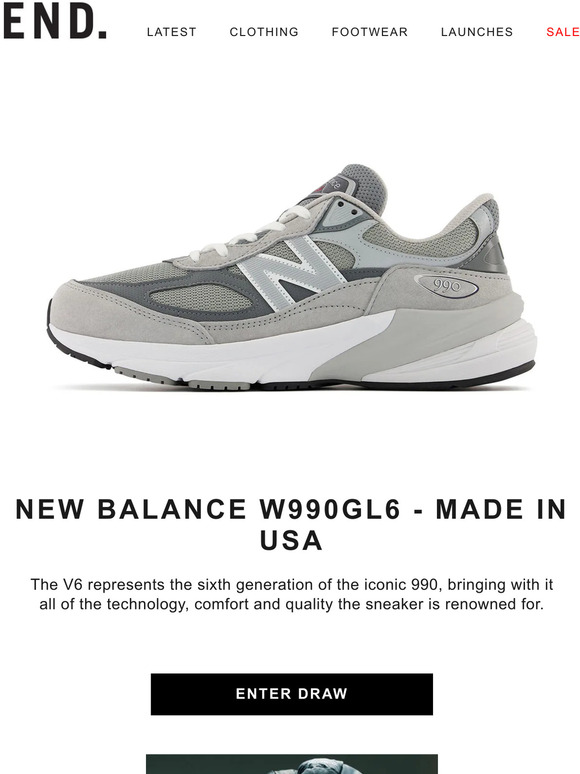 Head Porter: Just Arrived: New Balance 990 V6 W, Arc'Teryx & adidas ...