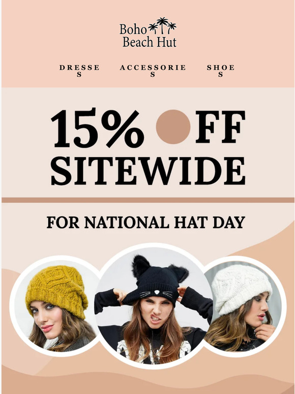 NATIONAL HAT DAY SALE!