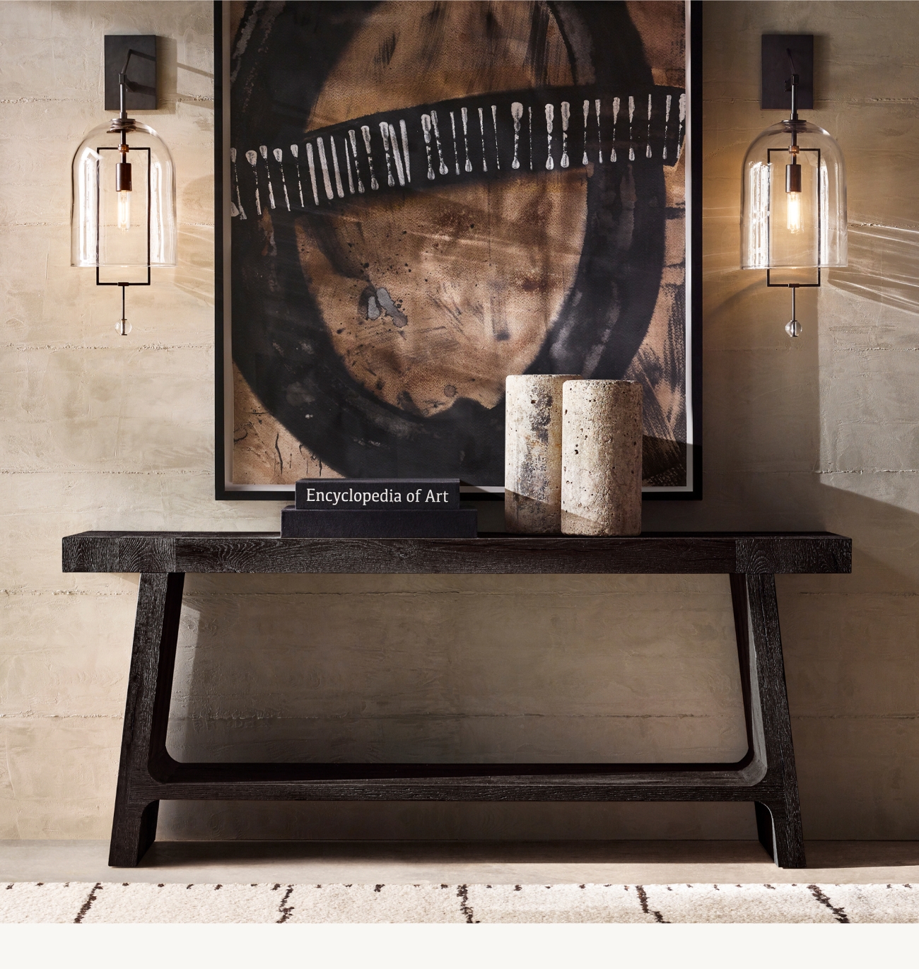 Restoration Hardware The Davos Collection. Bold Silhouettes in Rustic
