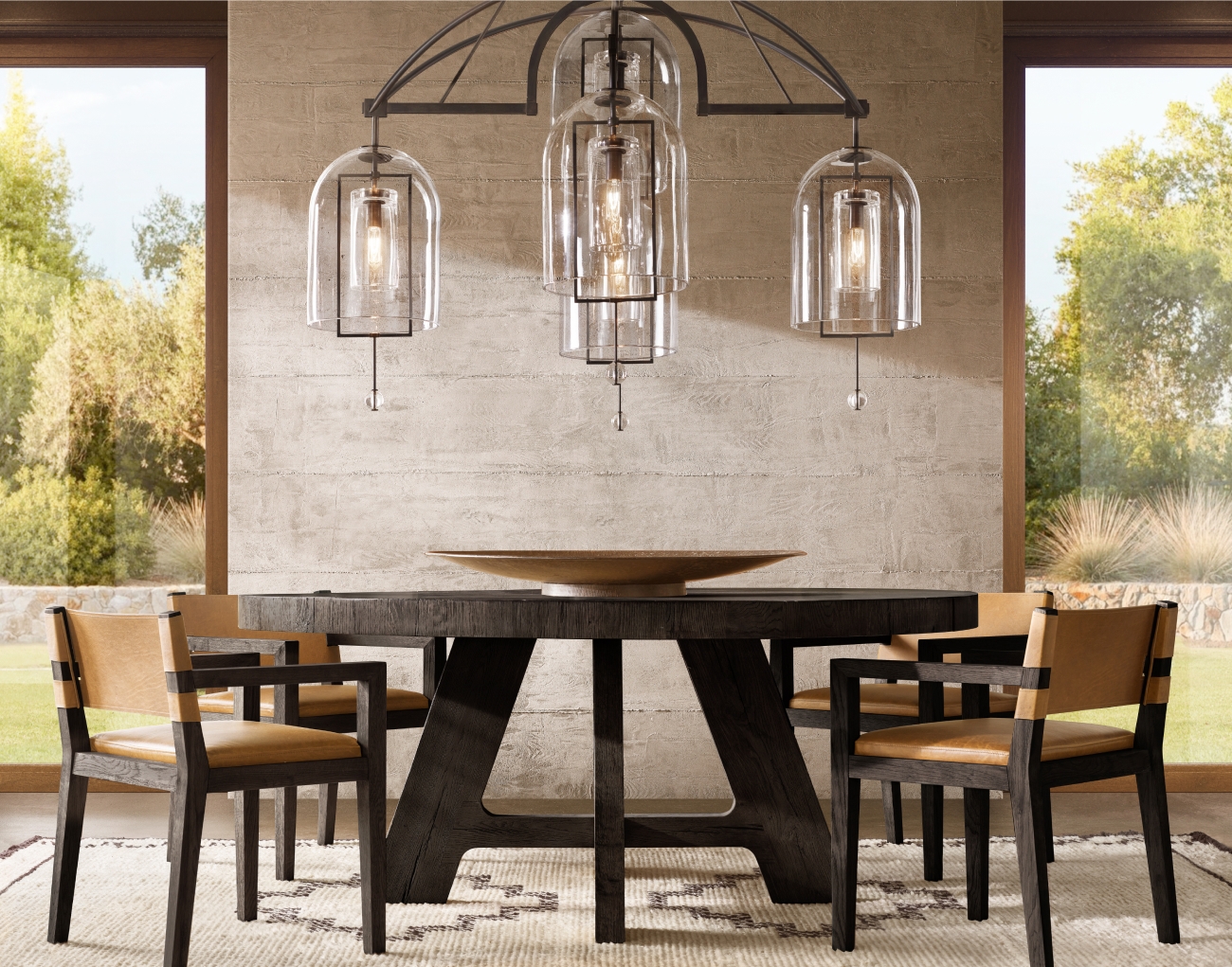 Restoration Hardware The Davos Collection. Bold Silhouettes in Rustic