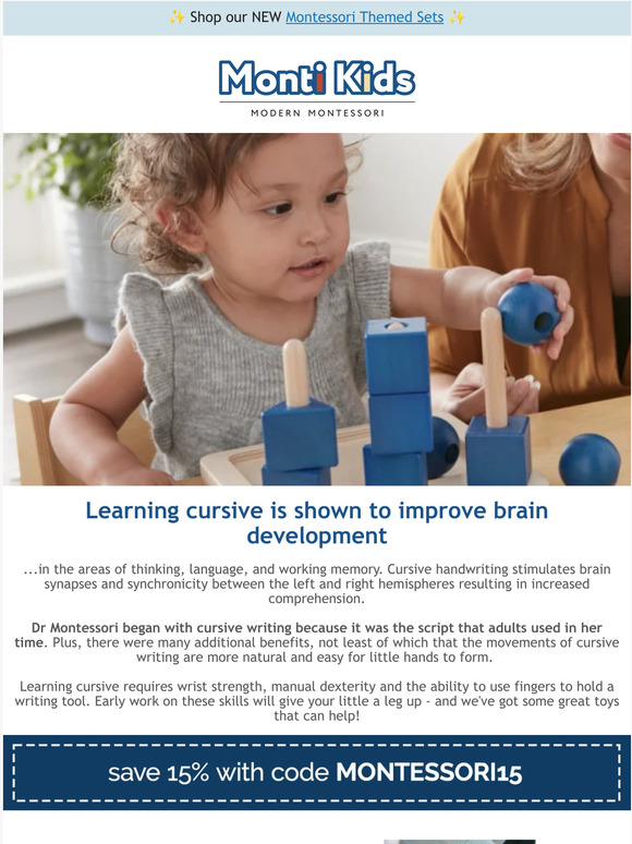 Monti Kids: ️ What Does Cursive Handwriting Do For Brain Development 