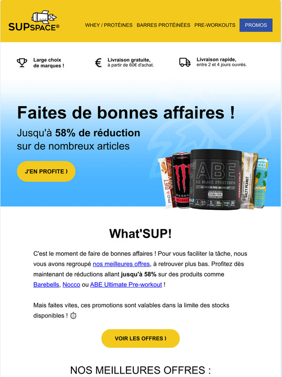 🚀 Nos meilleures offres, pour vos objectifs (jusqu'à -58% !)