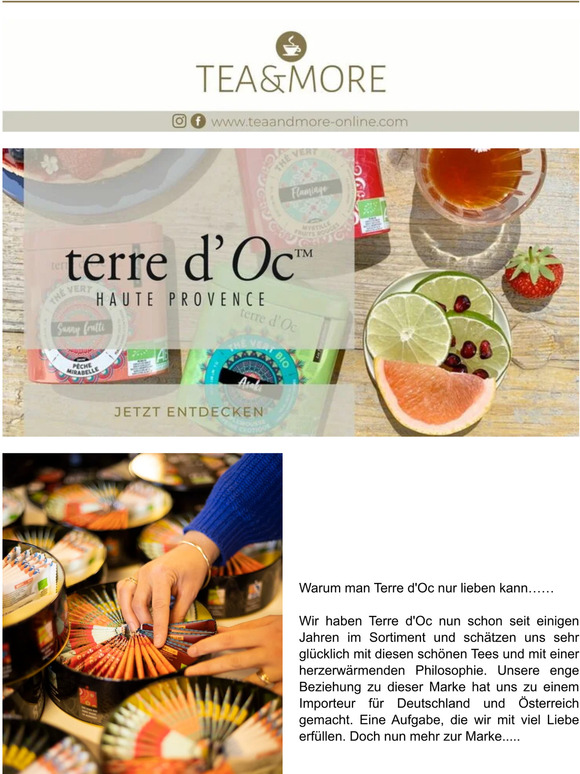 Terre d'Oc: neues Teesortiment!