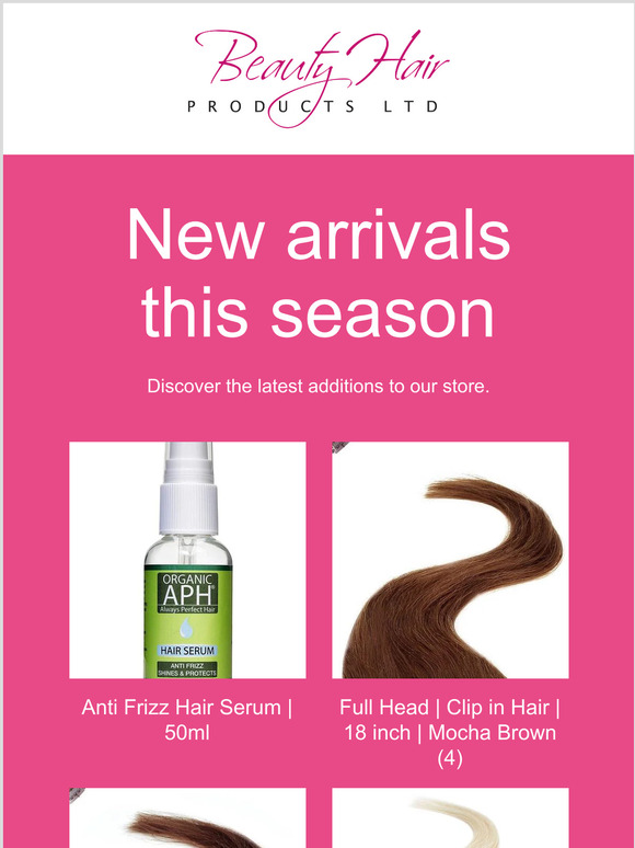 Some new hair extension colours are in.