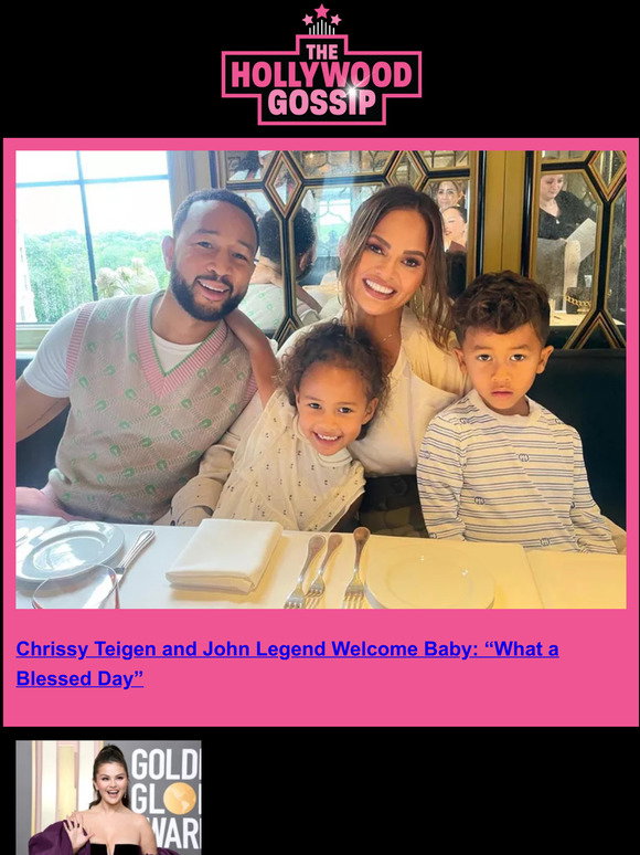 The Hollywood Gossip Chrissy Teigen Gives Birth!!!! Milled