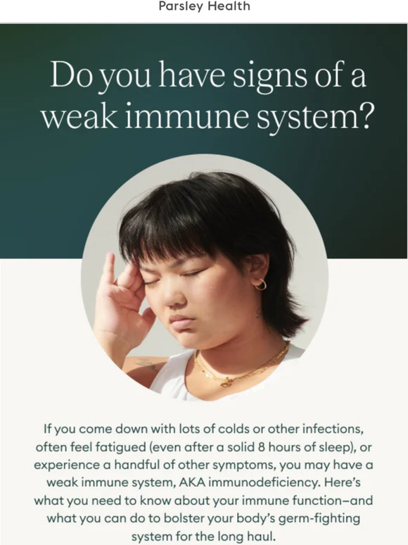 Parsley Health How strong is your immune system? Milled
