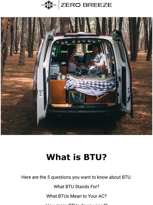 Zero Breeze What is BTU? Milled