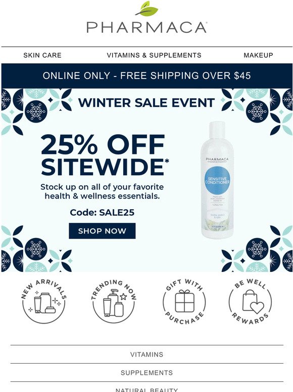 Happening Now - 25% off Site Wide for a limited time!