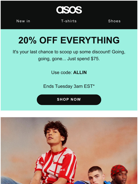 DON'T MISS: 20% off everything! 🗣