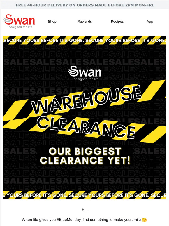 Swan Products ⚠️ WAREHOUSE CLEARANCE ⚠️ Milled