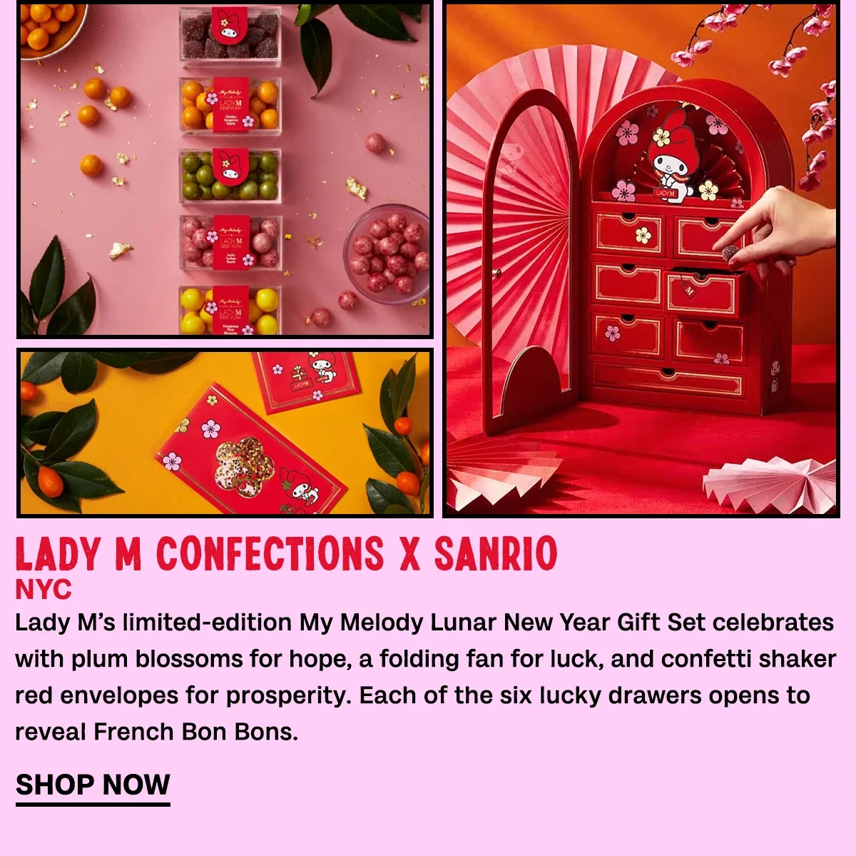 Lady M Confections X Sanrio