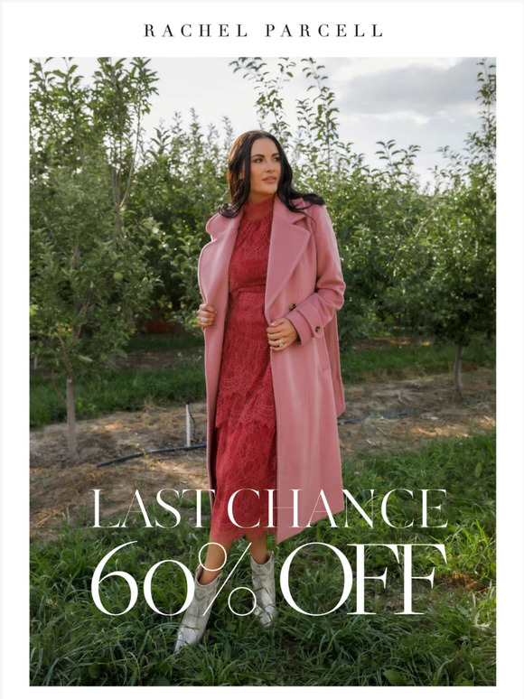 🎂Take 60% OFF as a lil bday present from Rachel!🎂