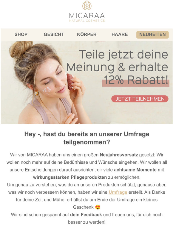 Hey —, sag und deine Meinung 💚