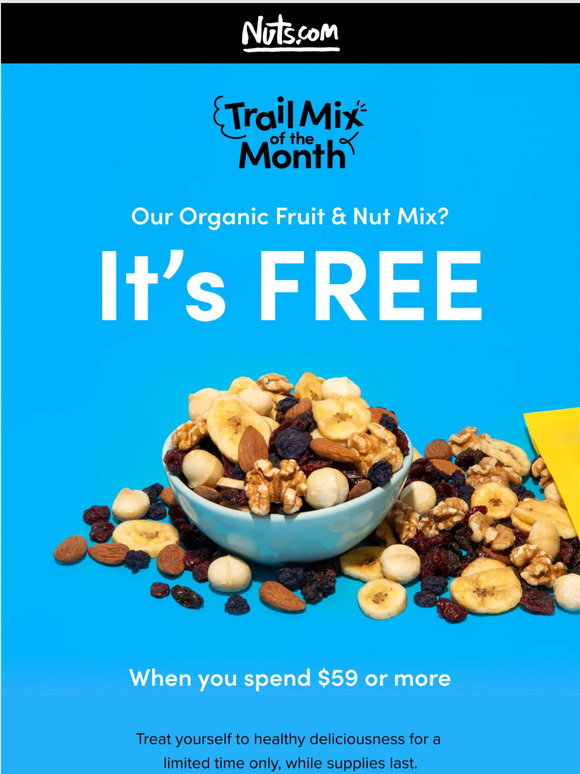 FREE Now Our Trail Mix of The Month 🤩 Milled