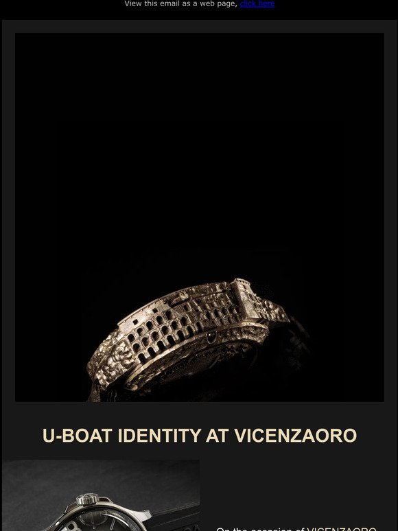 U-BOAT IS WAITING FOR YOU AT VICENZAORO 2023
