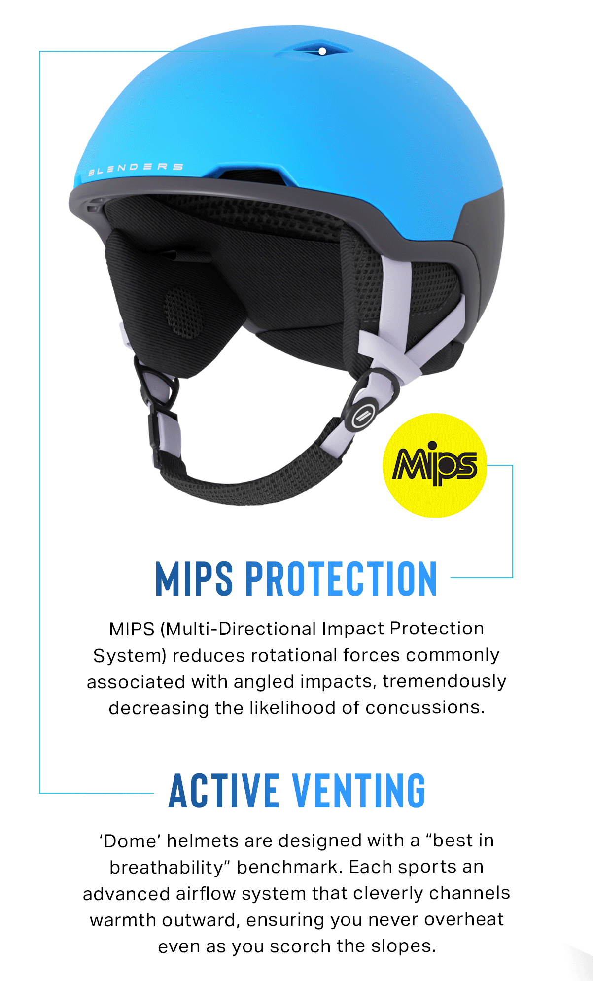 Blenders Eyewear Blenders ‘Dome’ Helmets // Full Coverage. Full Send