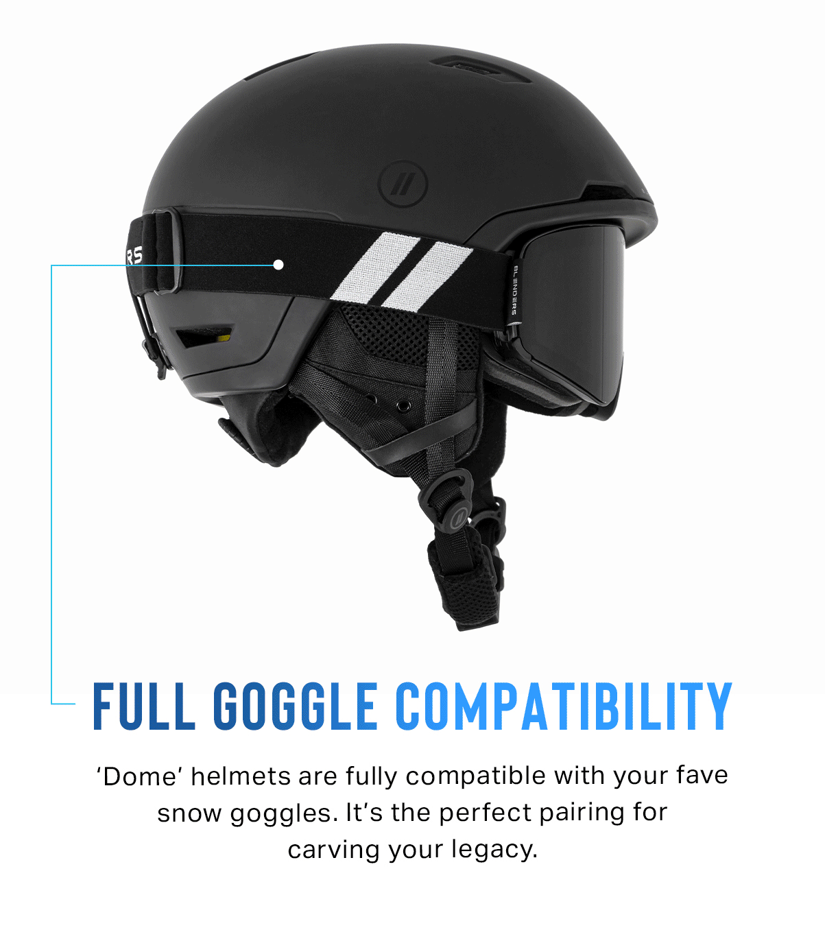 Blenders Eyewear Blenders ‘Dome’ Helmets // Full Coverage. Full Send