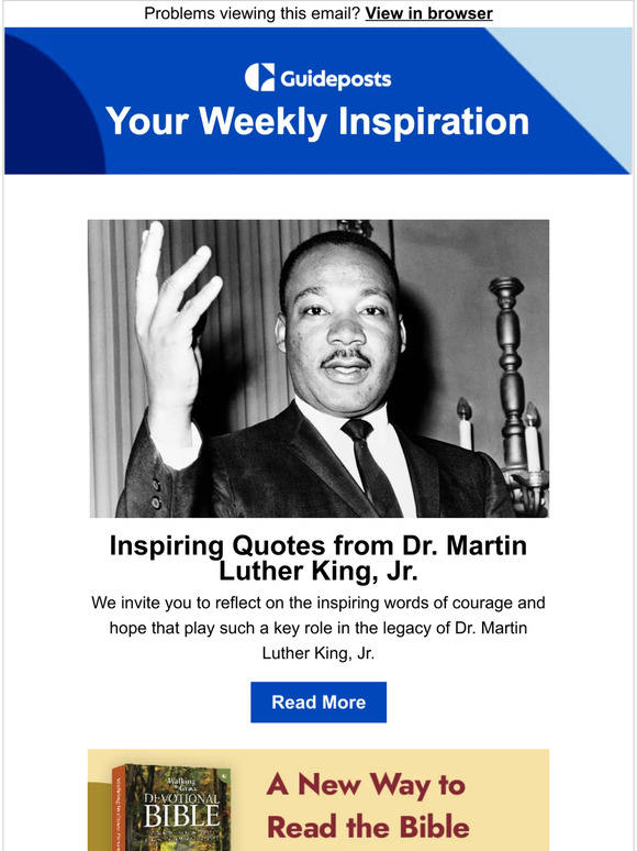 Shopguideposts Inspiring Quotes From Dr Martin Luther King Jr Milled