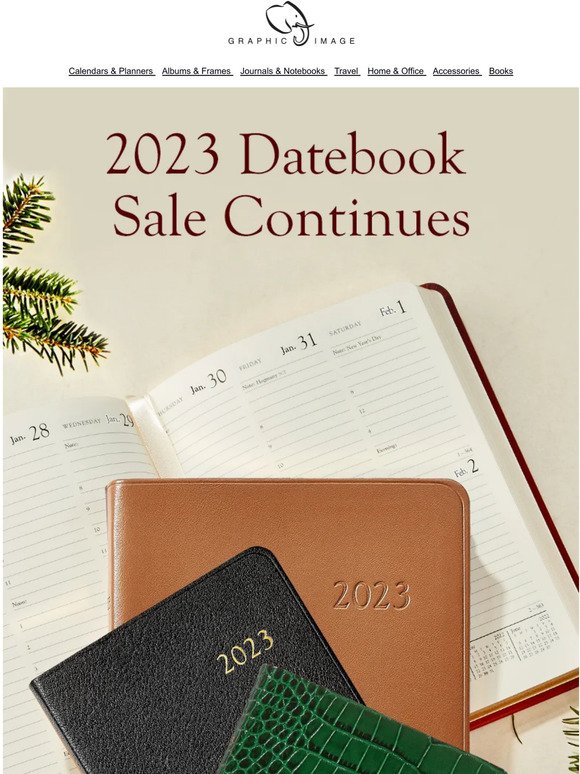 All 2023 Datebooks On Sale!