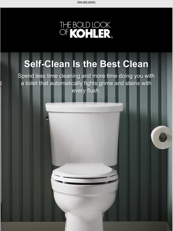 Kohler Discover Toilet Cleanliness Redefined Milled