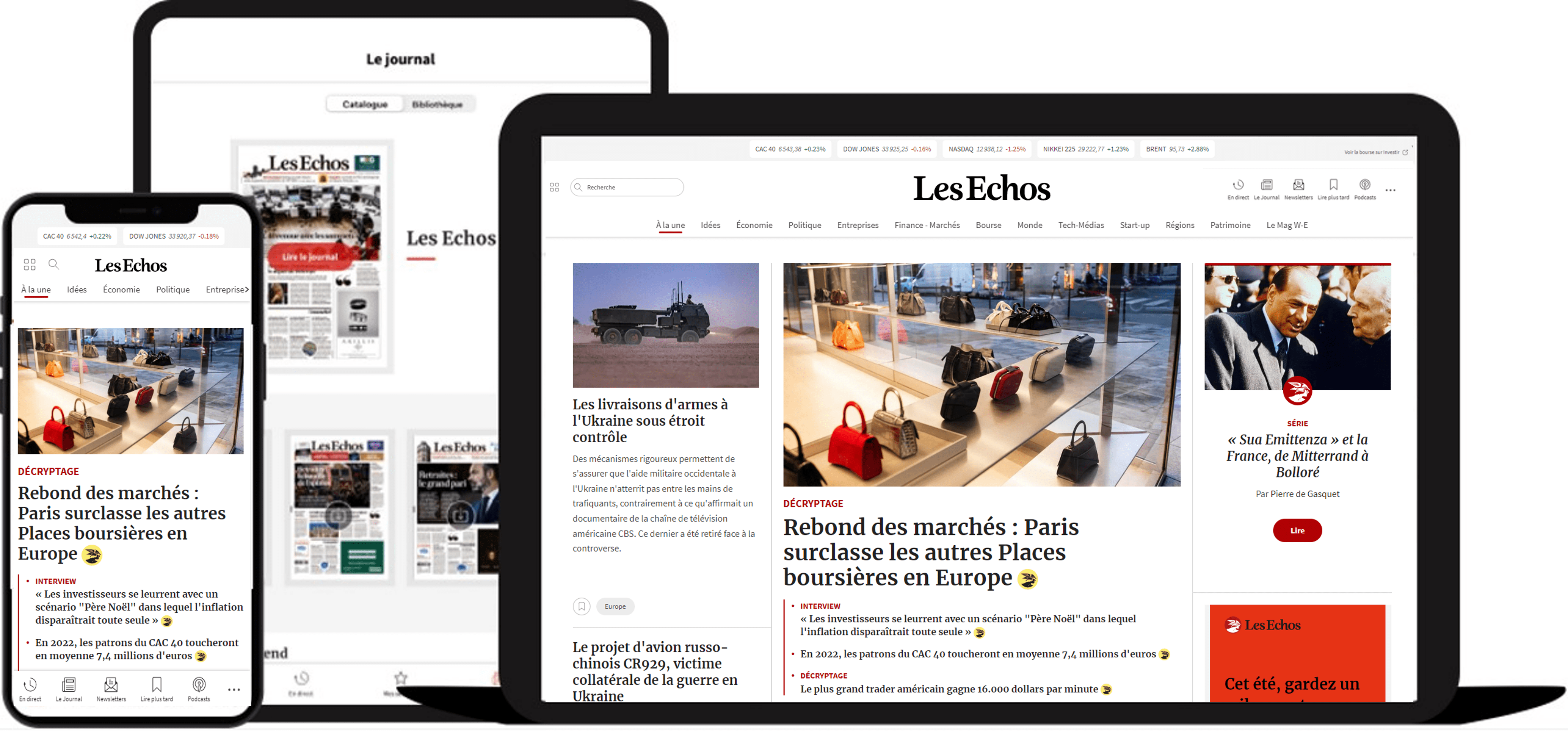 Les Echos Commencez 2023 avec un cadeau une tablette offerte avec