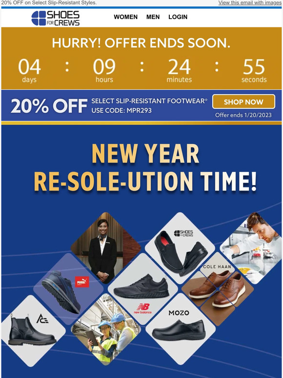Last Chance For 20% Off To Start The Year!