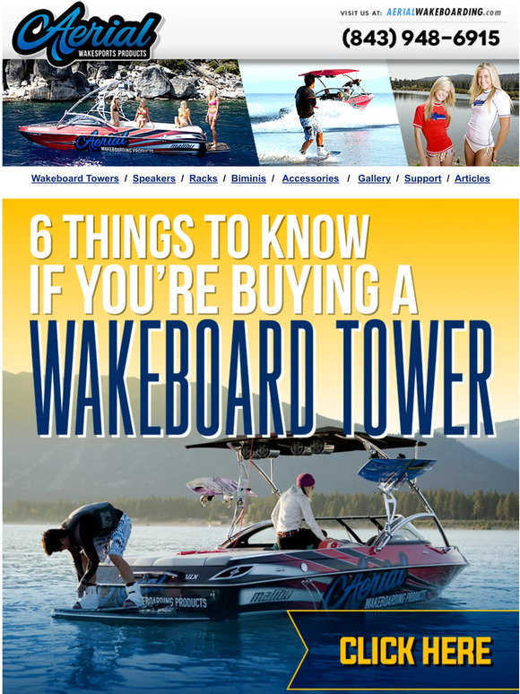 Aerial Wakeboarding Top 6 Reasons to Buy an Aerial Wakeboard Tower