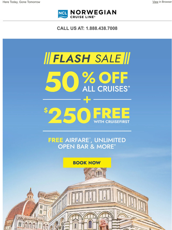 Norwegian Cruise Line: Catch Our Flash Sale While You Can | Milled