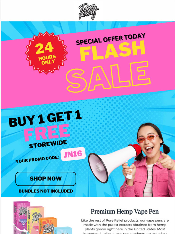 Because We Love You! – Buy 1 Get 1 FREE STOREWIDE 🎁