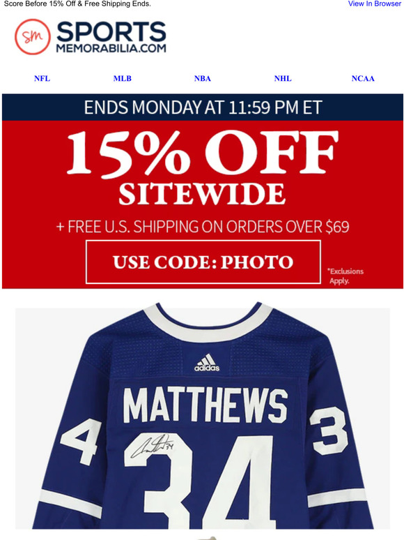 Sports Memorabilia Find Your Favorites Fresh Off The Field Milled