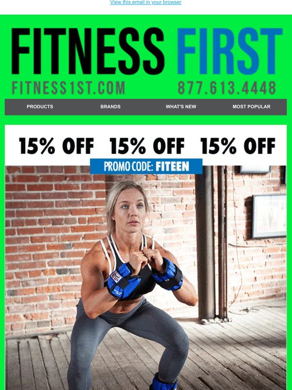 Get your fitness gear today!