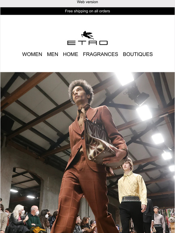 ETROMATTERS: Men's Autumn Winter 2023/24 Fashion Show