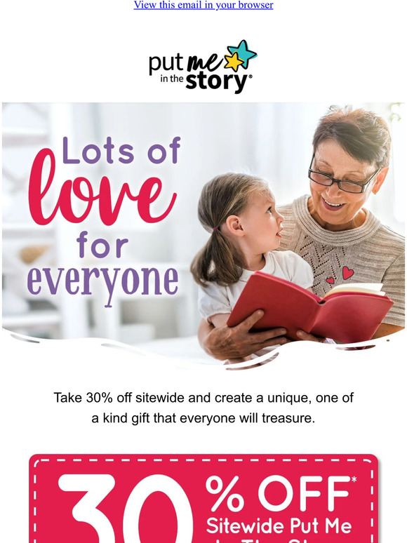 [📚30% off sitewide] Give a one of a kind gift of love