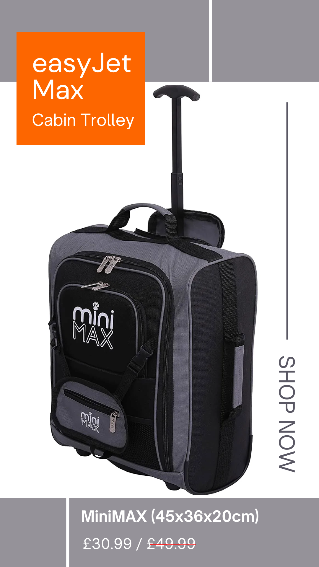 Travel Luggage & Cabin Bags Ltd Check Out easyJet Maximum Cabin
