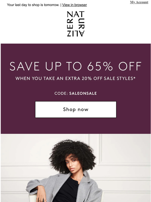 Hurry: Up to 65% off ends soon