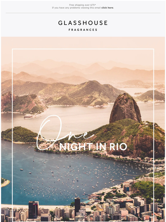 Glasshouse Fragrances Travel Series One Night In Rio Milled