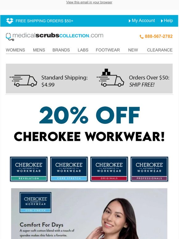 Cherokee Workwear on sale for just 2 more days!