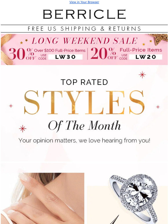 The Long Weekend Sale Ends Today! Enjoy 💕