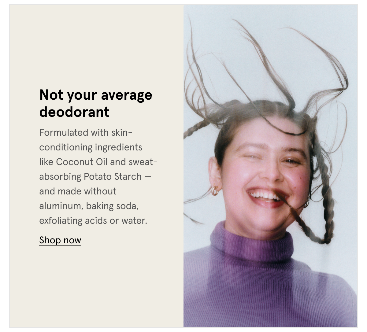 Glossier Introducing Deodorant Milled
