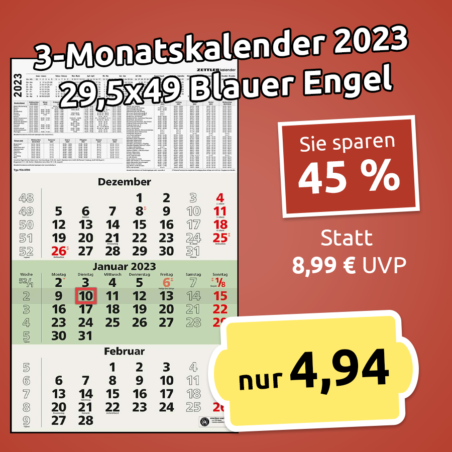 starkalender.de - Kalenderversand: Wir haben den passenden Mehr-Monats 