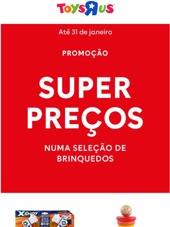 ⚠ SUPER PREÇOS ⚠ numa seleção de brinquedos