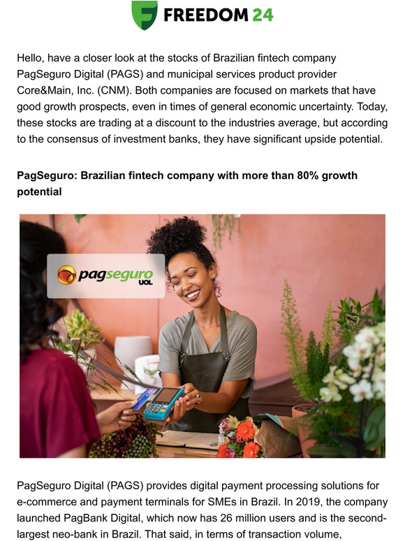 New investment ideas: Digital bank and municipal service provider