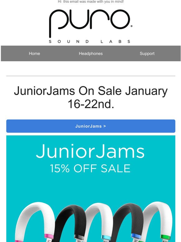 JuniorJams On Sale