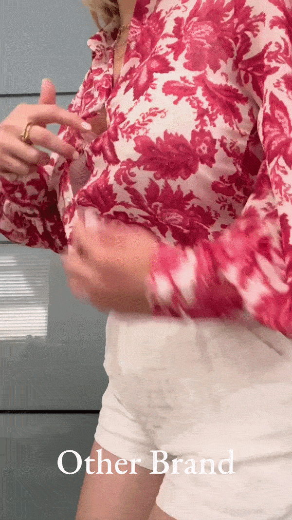 Comparison of Gaping Button to The Classic L/S Button Down // PerfectDD