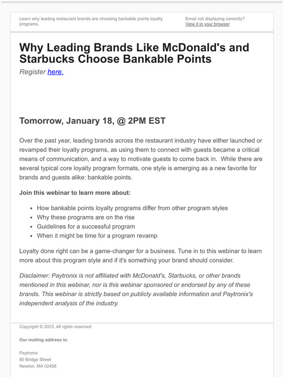 Webinar: Why leading brands choose bankable points programs